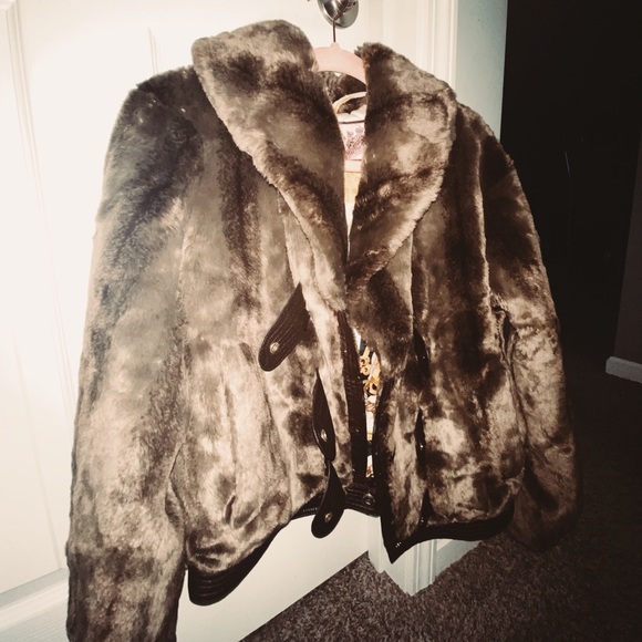 Juicy Couture Jackets & Blazers - Vintage Juicy Couture Brown Fur Coat 💋❤️‍🔥👑